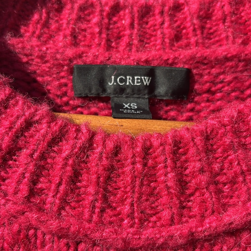 J. Crew Button Shoulder Crew Neck Sweater XS - Picture 4 of 5